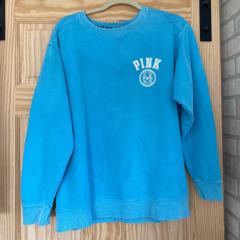 PINK oversized crew neck